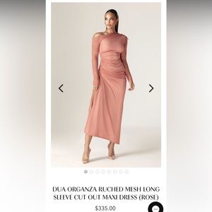 ALIEVA DUSTY PINK DRESS